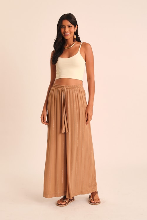 Calça Tahine Bege Tahine - foto 2