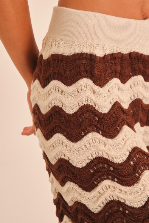Calca Tricot Textura Bicolor - foto 4