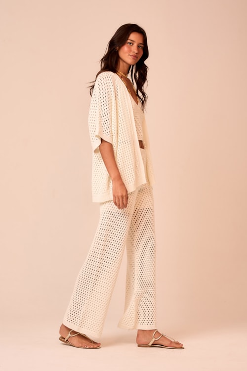 Calca Tricot Tropical Off - foto 2