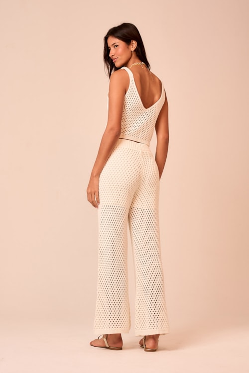 Calca Tricot Tropical Off - foto 3