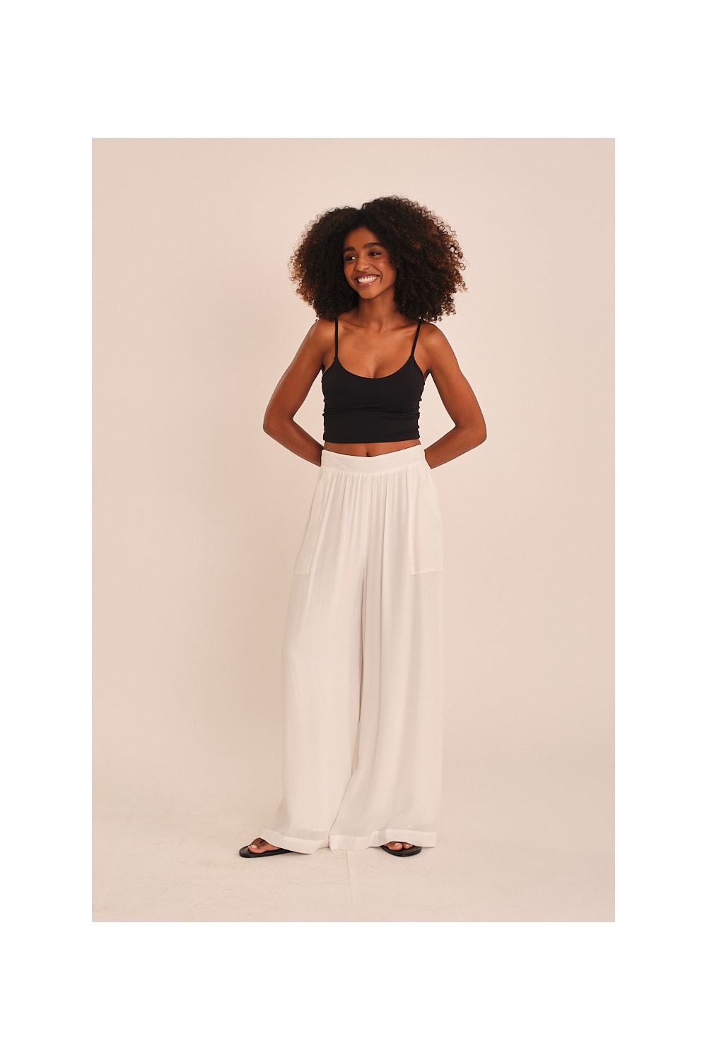 Calca Viscose Peach Off