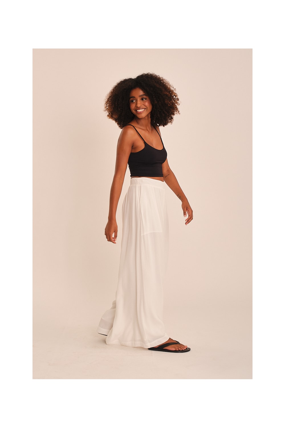 Calca Viscose Peach Off