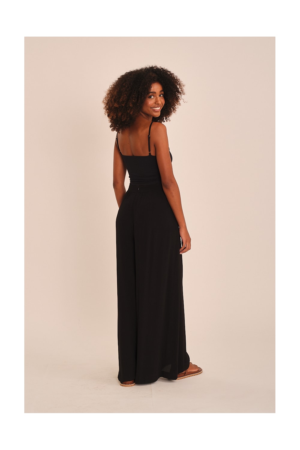 Calca Viscose Peach Preto