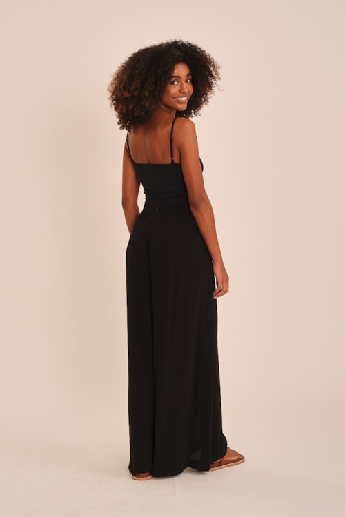 Calca Viscose Peach Preto - foto 3