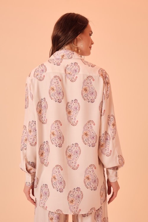 Camisa Bandana Floral Estampado - foto 5