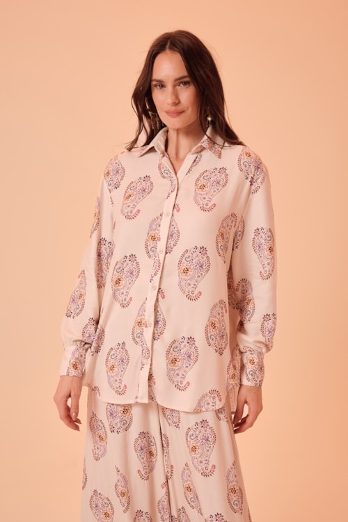Camisa Bandana Floral Estampado - foto 1