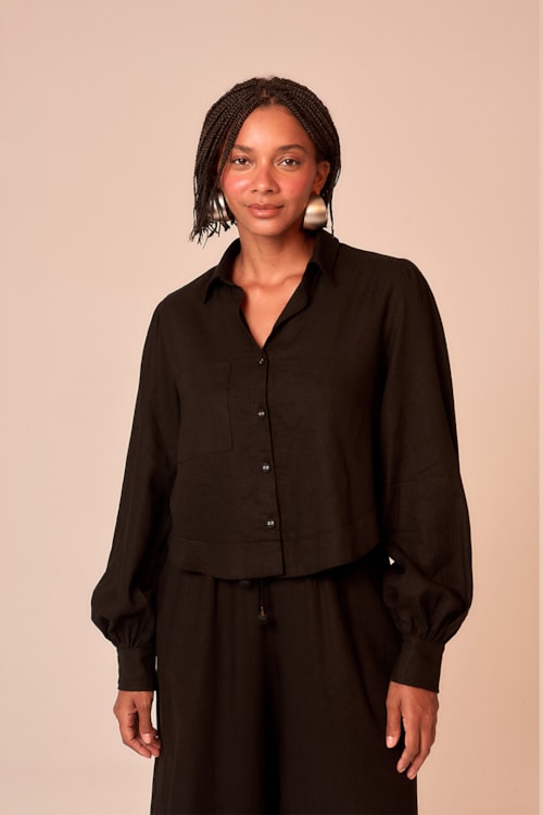 Camisa Cairo Preto - foto 1