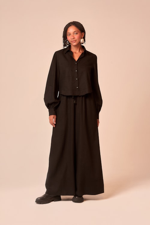 Camisa Cairo Preto - foto 2
