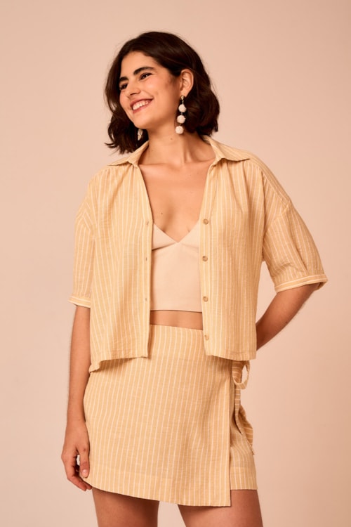 Camisa Campestre Amarelo - foto 1