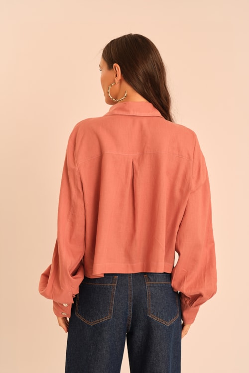 Camisa Delicadeza Rosa - foto 5