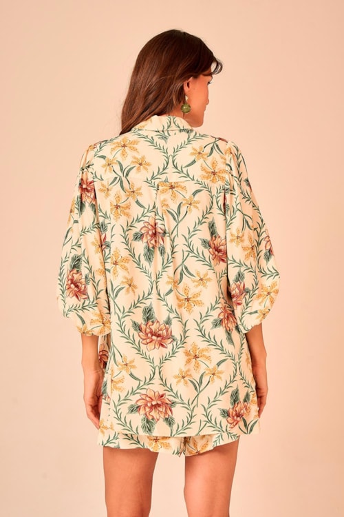 Camisa Floral Lotus Estampado - foto 6