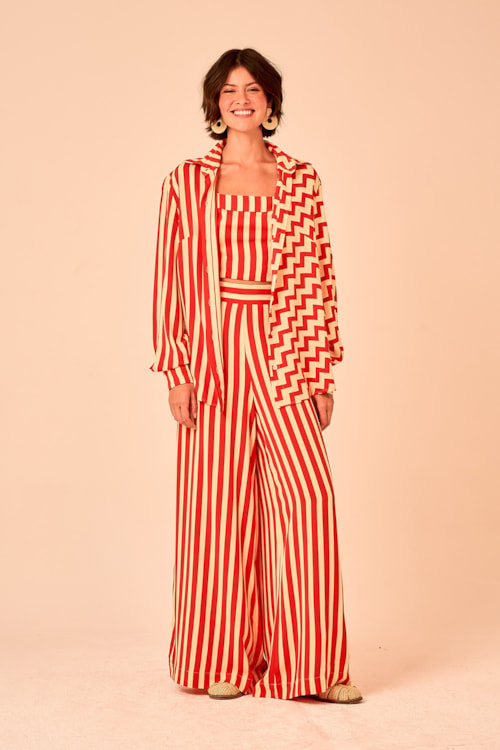 Camisa Geometric Estampado - foto 2