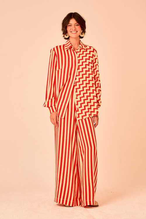 Camisa Geometric Estampado - foto 4