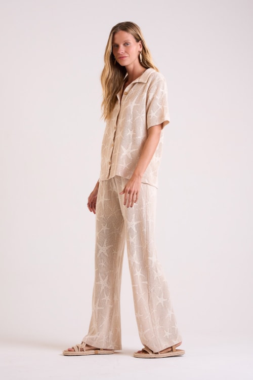 Camisa Jacquard Marine Ouro - foto 3
