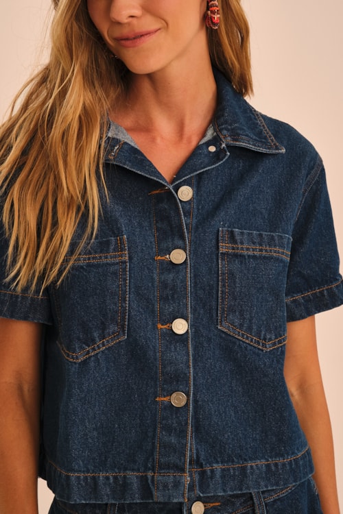 Camisa Jeans Balneario Jeans - foto 2