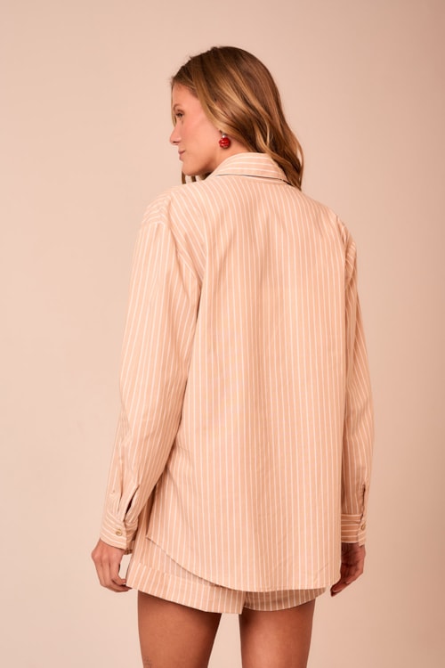 Camisa Listra Encanto Areia - foto 3