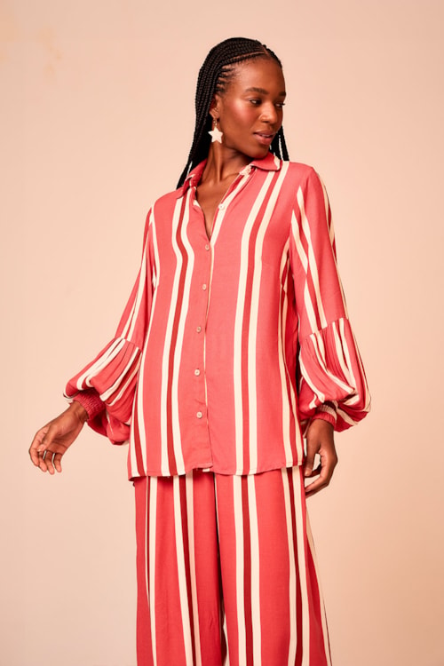 Camisa Listra Linen Estampado - foto 2