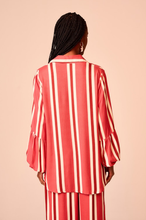 Camisa Listra Linen Estampado - foto 3