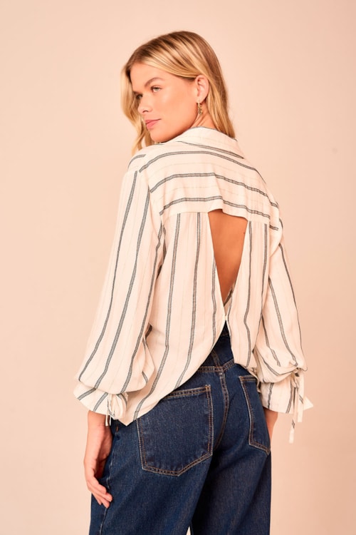 Camisa Listra Luna Off - foto 2