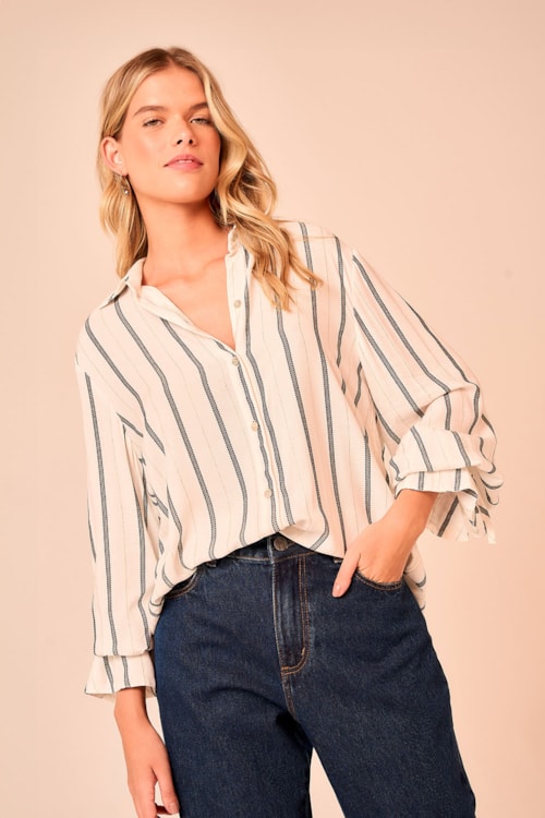 Camisa Listra Luna Off - foto 4