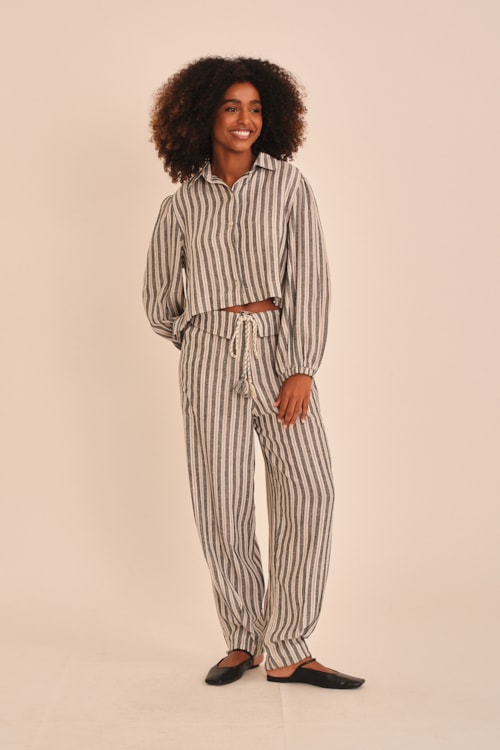 Camisa Listra Marrocos Listrado - foto 1