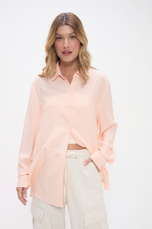 Camisa Listra Solar Laranja Verano - foto 1