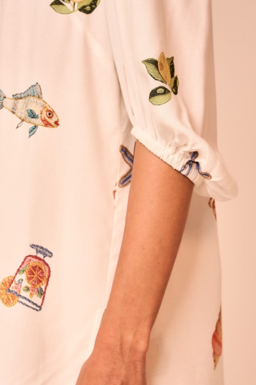 Camisa Mistura Boa Estampado - foto 3