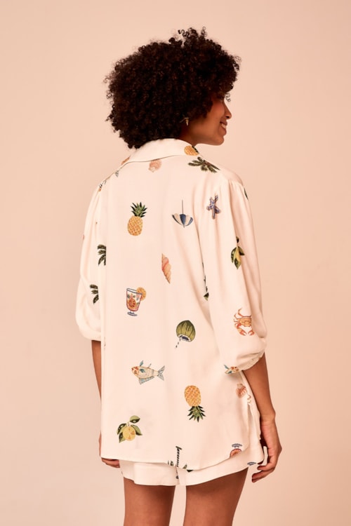 Camisa Mistura Boa Estampado - foto 4