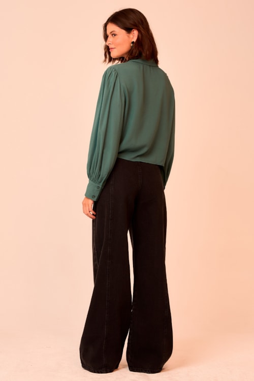 Camisa Orquidea Verde Selva - foto 3