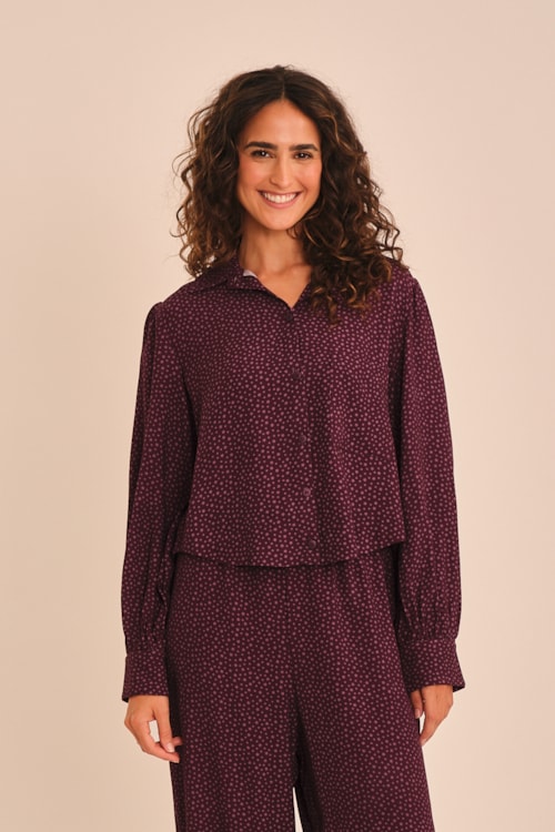 Camisa Poa Estrela Estampado - foto 1