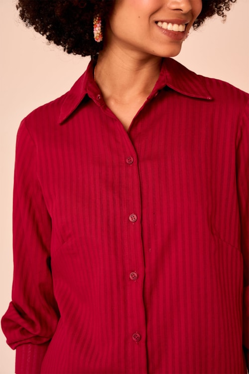Camisa Shanti Ameixa - foto 4