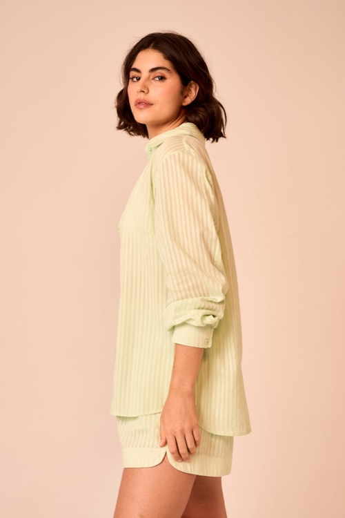 Camisa Shanti Verde Mint - foto 2
