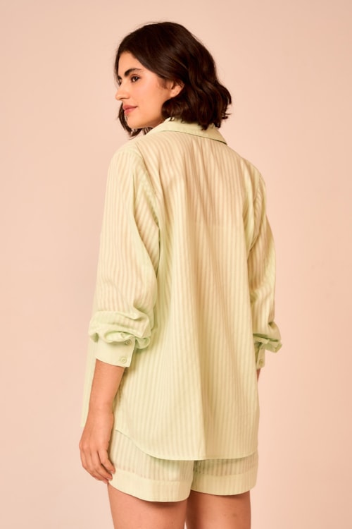 Camisa Shanti Verde Mint - foto 3