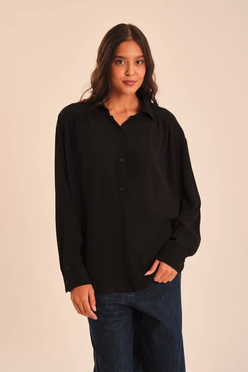 Camisa Tamara Preto - foto 1