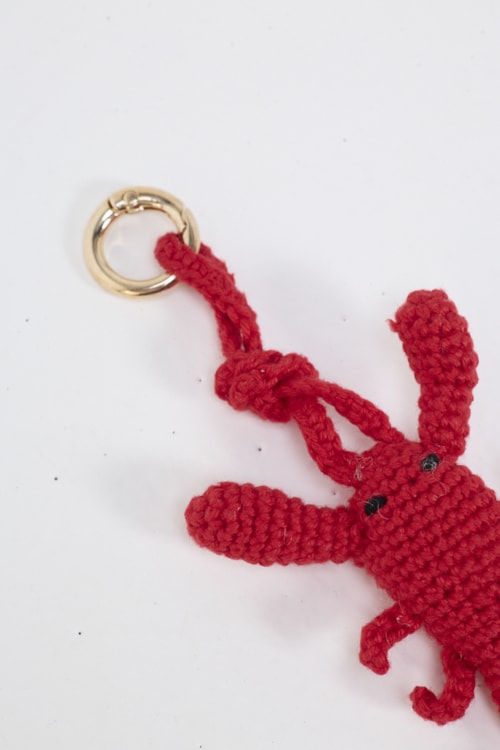 Chaveiro Lagostinha Croche Unica - foto 453
