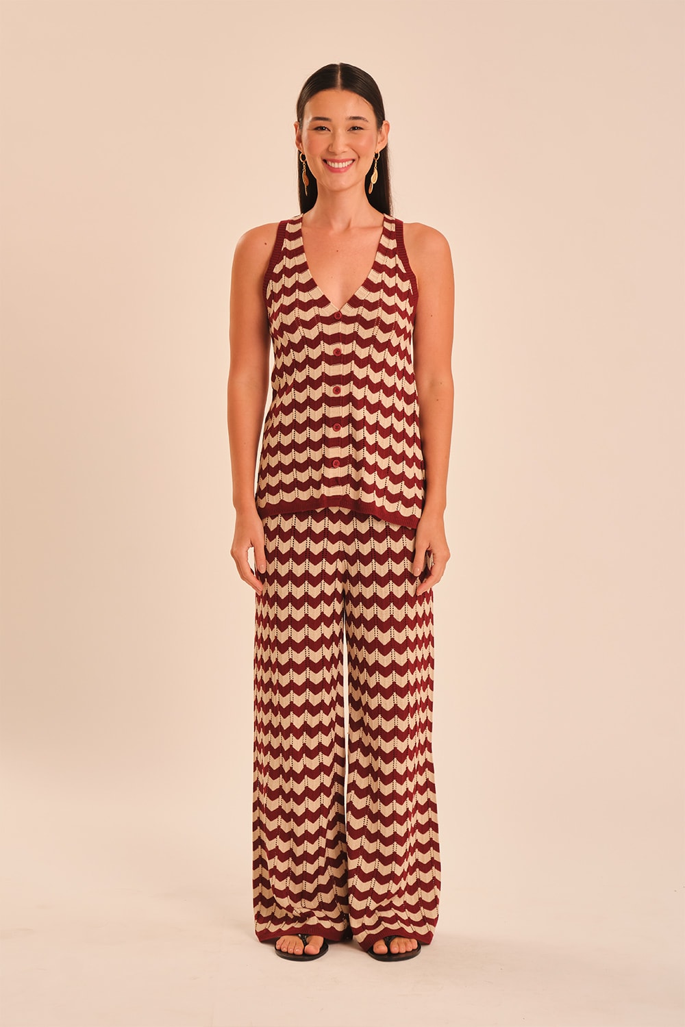Colete Tricot Listra Tamara Listrado