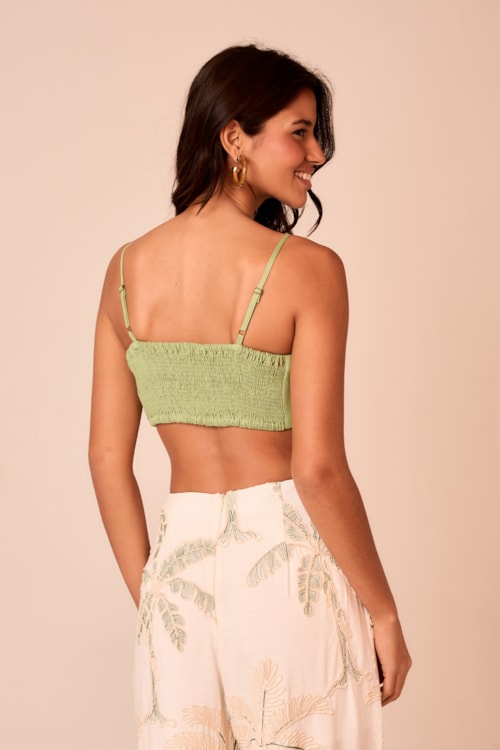 Cropped Iris Verde Mint - foto 3