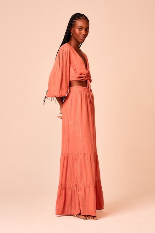 Cropped Lyra Laranja Paprica - foto 2