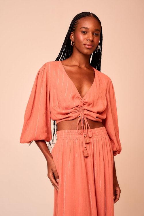 Cropped Lyra Laranja Paprica - foto 1