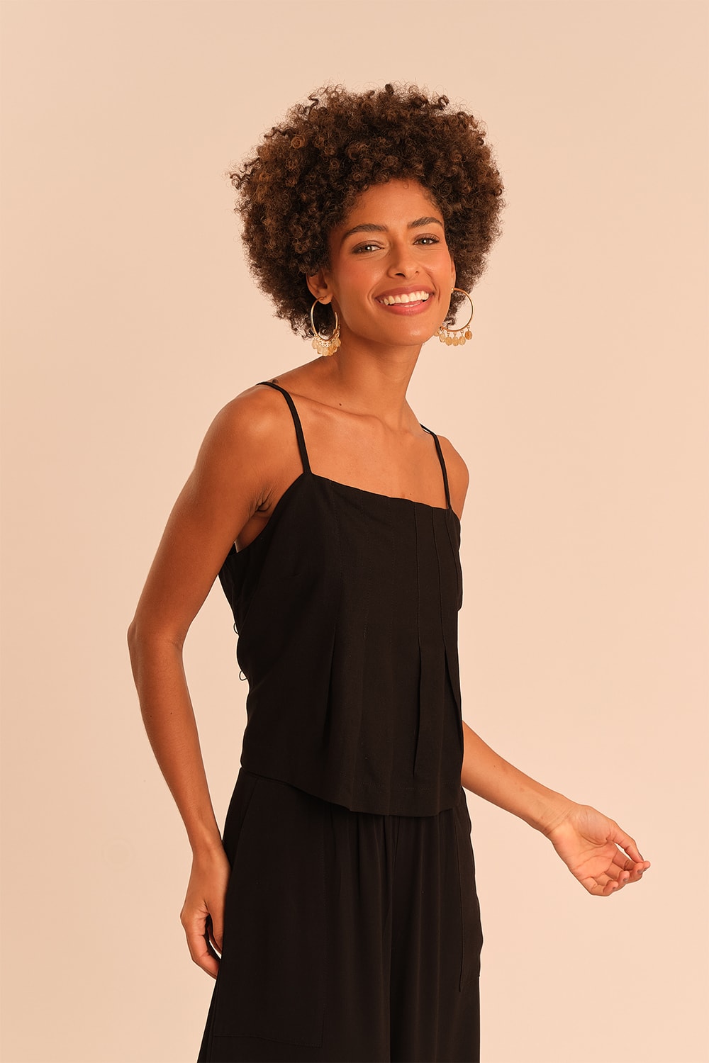 Cropped Tonka Preto