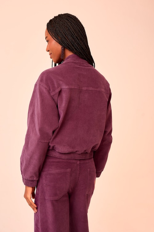 Jaqueta Cotele Classic Roxo Berinjela - foto 3