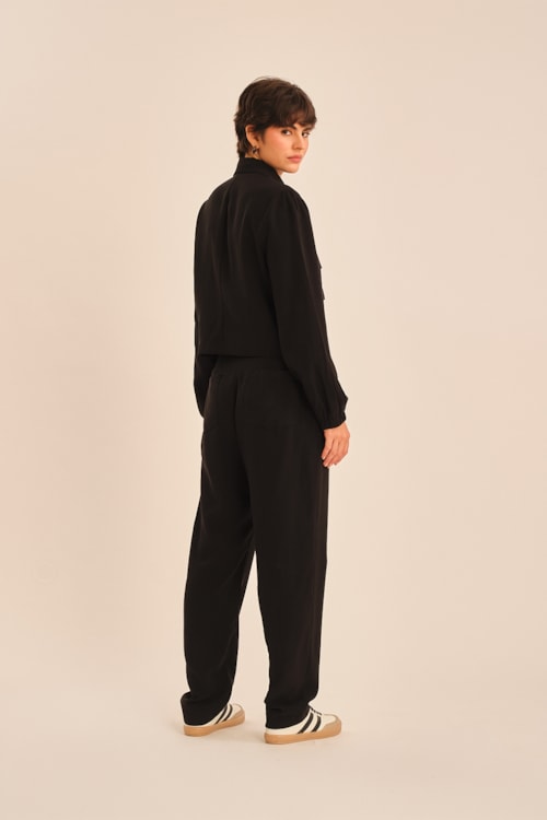 Jaqueta Viscose Horizonte Preto - foto 7
