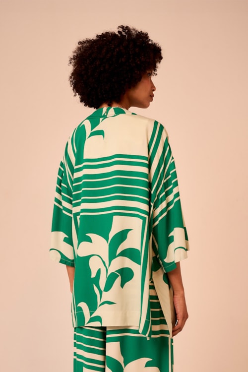 Kimono Al Mare Estampado - foto 2