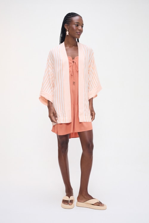 Kimono Alma Leve Laranja Verano - foto 1