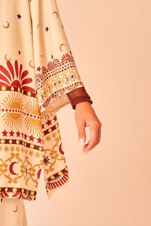Kimono Ceu Encantado Estampado - foto 4