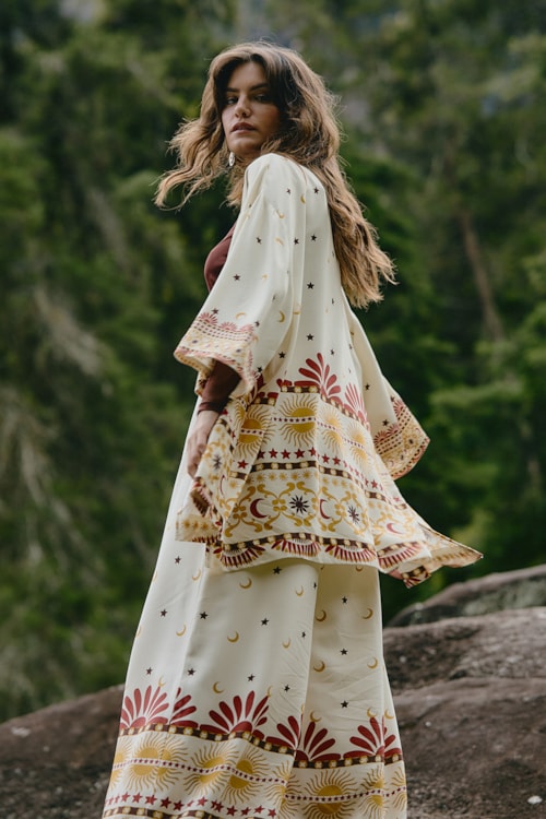 Kimono Ceu Encantado Estampado - foto 1
