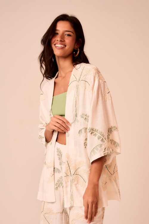 Kimono Coqueiral Off - foto 2