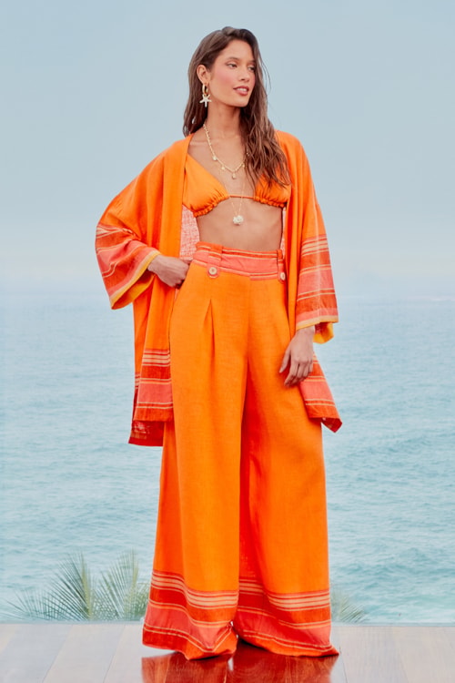 Kimono Enseada Laranja - foto 1