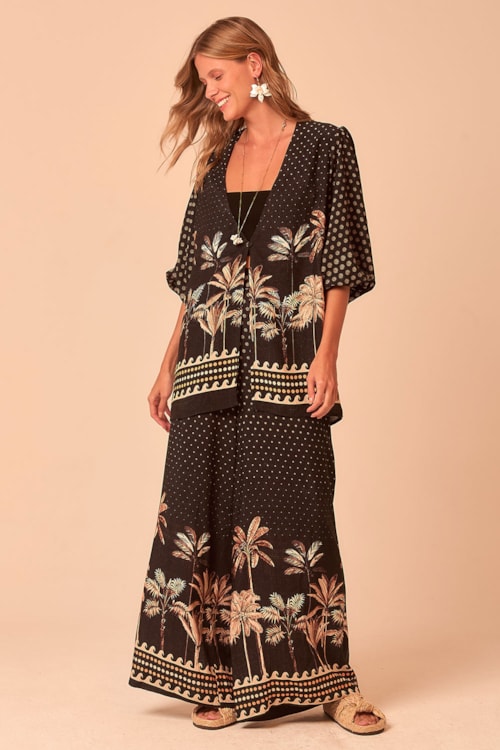 Kimono Tropical Poente                  Estampado - foto 5