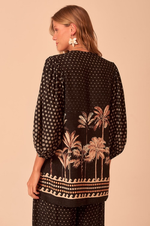 Kimono Tropical Poente                  Estampado - foto 4